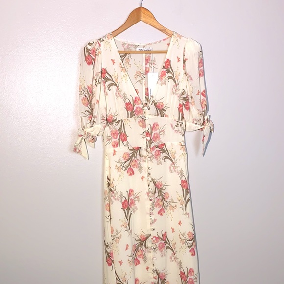Reformation Bryar Floral Midi Dress in Leila - Picture 6 of 10